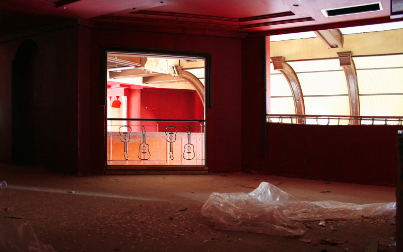 <p>Abandoned music club in East Amman, Jordan.</p>