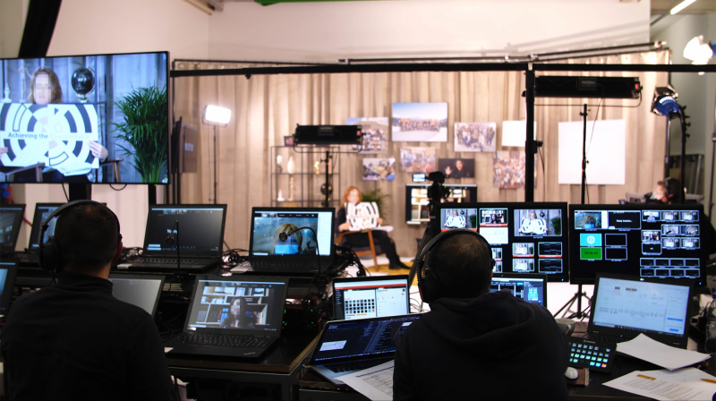 <p>We are currently working on concepts and implementations which, to a certain extent, provide a rather limited answer to the many canceled meetings and events while still have a great experience (the Avantgarde-factor). <br />Hybrid, or even fully digital events in small studio set-ups, are on everyone's mind nowadays.  </p>