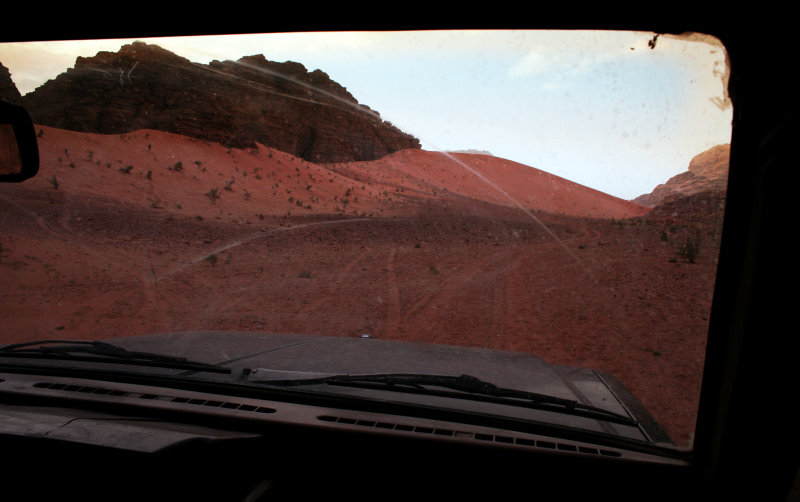 <p>Off-road is always big fun, like in the Wadi Rum, Jordan.</p>