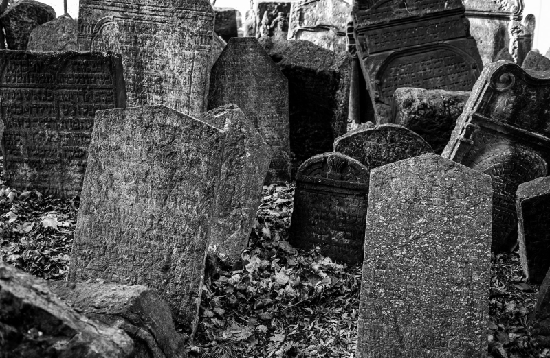 <p>The old Jewish cemetery, Prague, Czech Republic.</p>