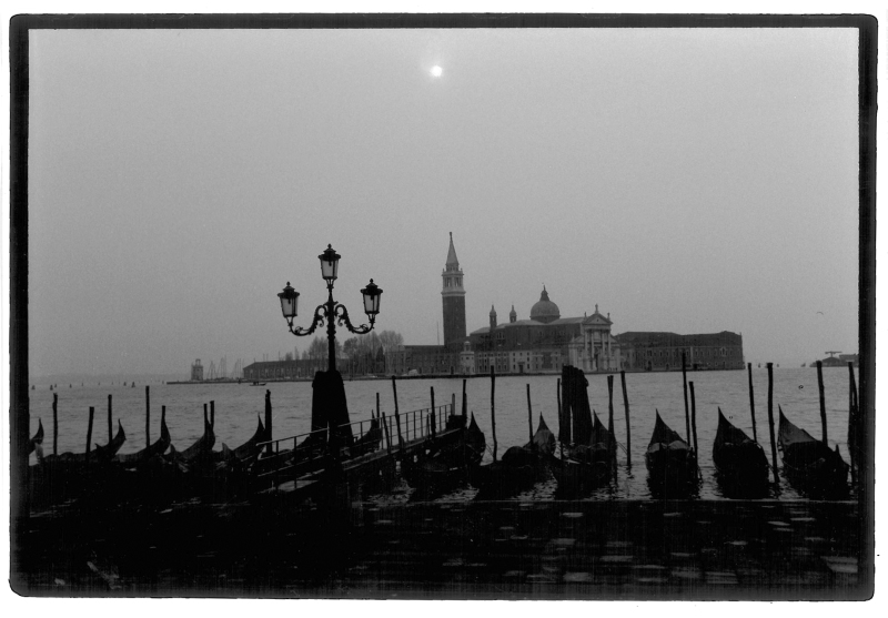 <p>Venice with my pinhole camera. </p>
<p>This picture is 1 of 9 (!) pictures I took during my whole stay in Venice in 1999. </p>
<p>I know it sounds silly to take only 9 pictures in total, but the thousands of mobile phone pictures you take nowadays don't look any better. </p>