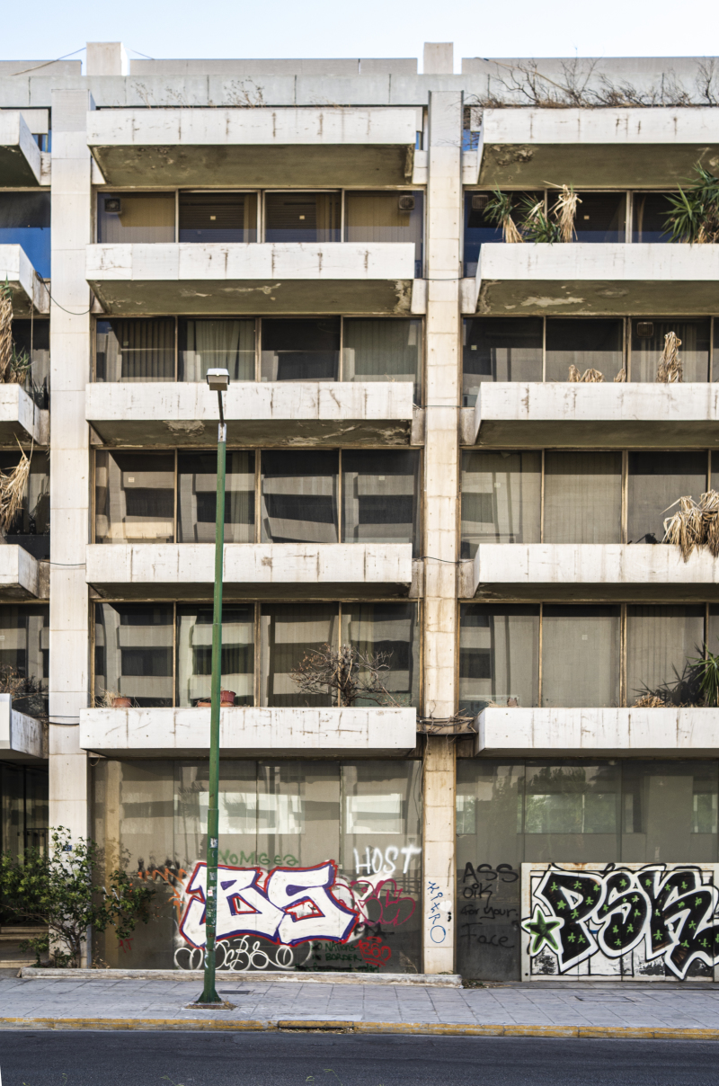 <p>Abandoned Hotel in Athens, Greece.</p>