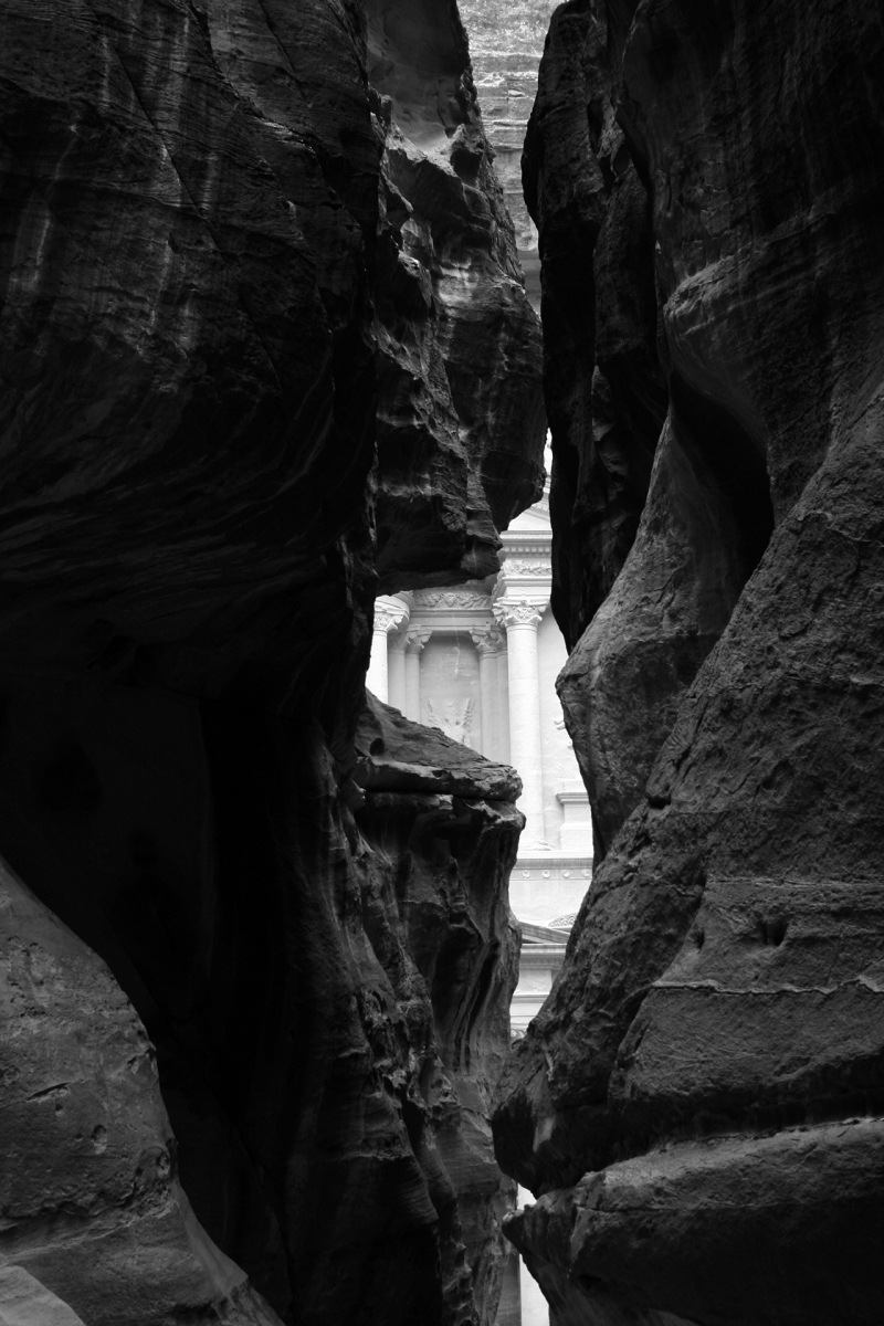 <p>The famous Al-Khazneh temple in Petra, Jordan.</p>