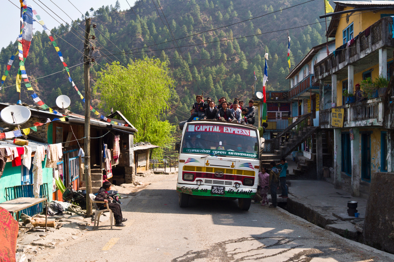 <p>Dhunche, Nepal.</p>