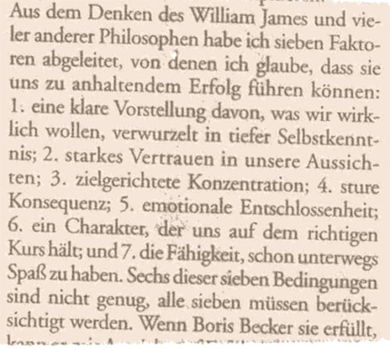 <p>My Motivation (sorry, only in German).</p>