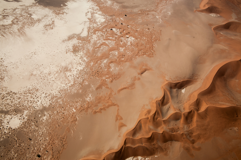 <p>Scenic flight over the Namib desert, Namibia.</p>