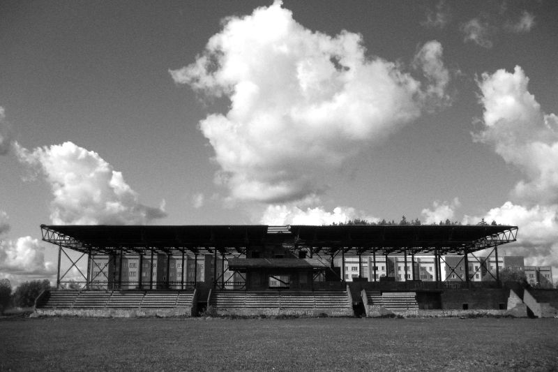 <p>Abandoned stadium in Šiauliai, Lithuania.</p>