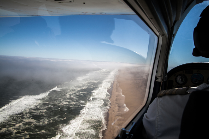 <p>Scenic flight over the Namib desert, Namibia.</p>